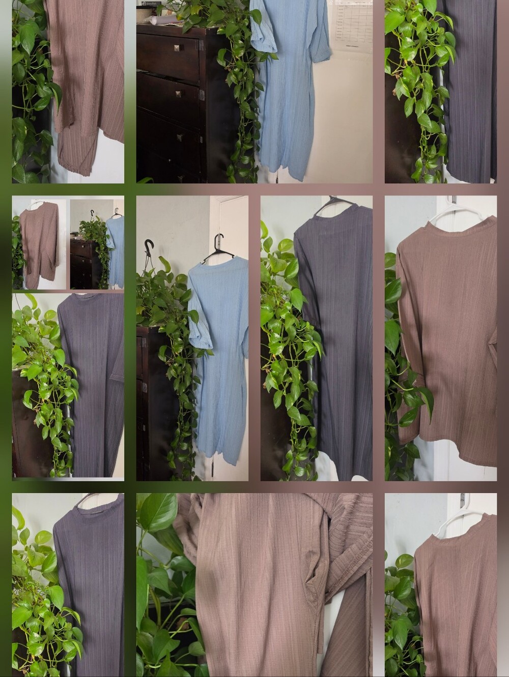 LOT OF 3 ITEMS 2 MAXI DRESSES/ ABAYA ,1 PANT SUIT